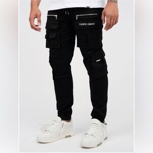 Carpe Omnia V2 black cargo pants | men